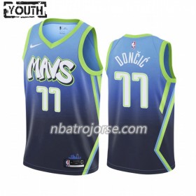 Barn Dallas Mavericks Tröja Luka Doncic 77 2019-20 Nike City Edition Swingman
